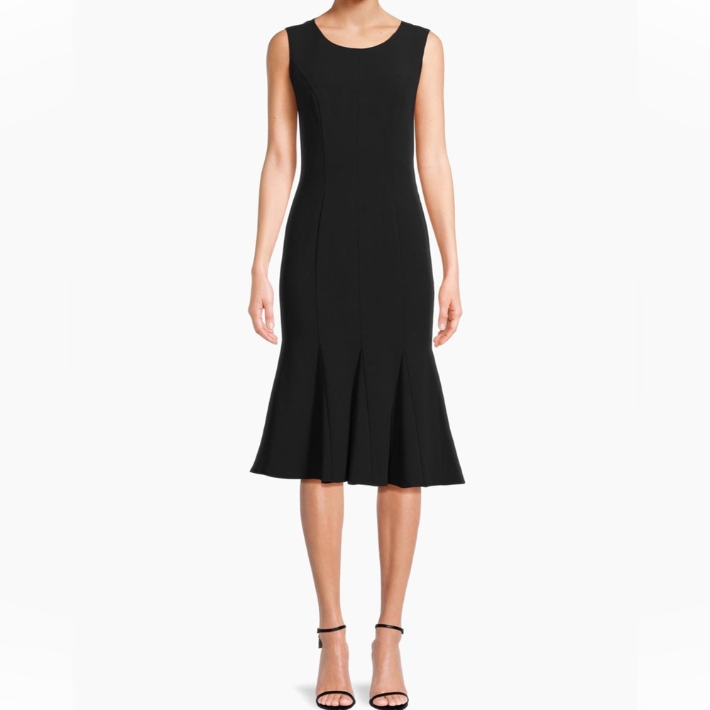 Black Halo Kashton Sheath Midi Dress